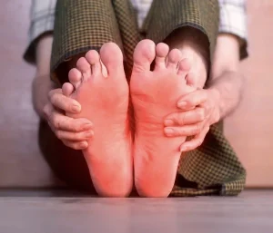 los pies y el estres